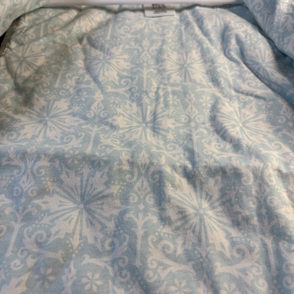 Disney Puffer Vest Girls 7/8 White Frozen Quilted Hooded Jacket Elsa & Anna - Picture 7 of 10